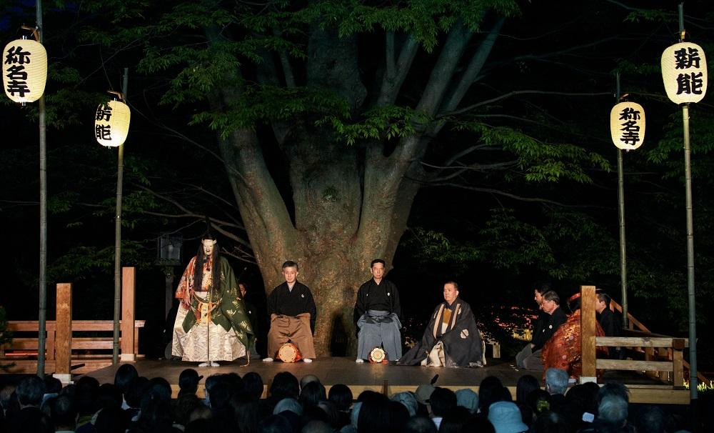 第26回称名寺薪能の様子（曲目：清経、撮影：平舘 平）