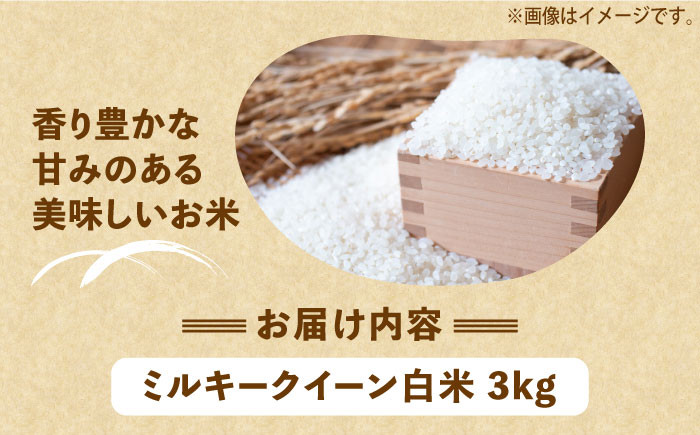 米 お米 こめ コメ ご飯 白米 ミルキークイーン 3kg 国産 ギフト 贈り物 贈答 県産米 農産物 ふっくら 築上町産
