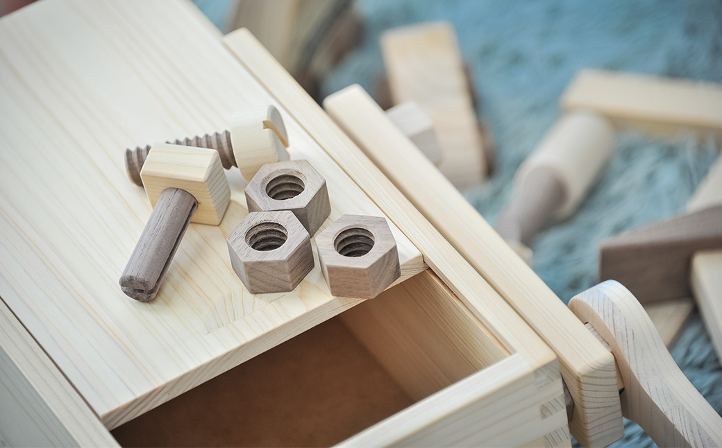 大工 セット 12種 計715g IKONIH 八代市産材 おもちゃ