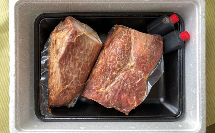 工場直送！えびすもち豚使用　三昭特製焼豚600g