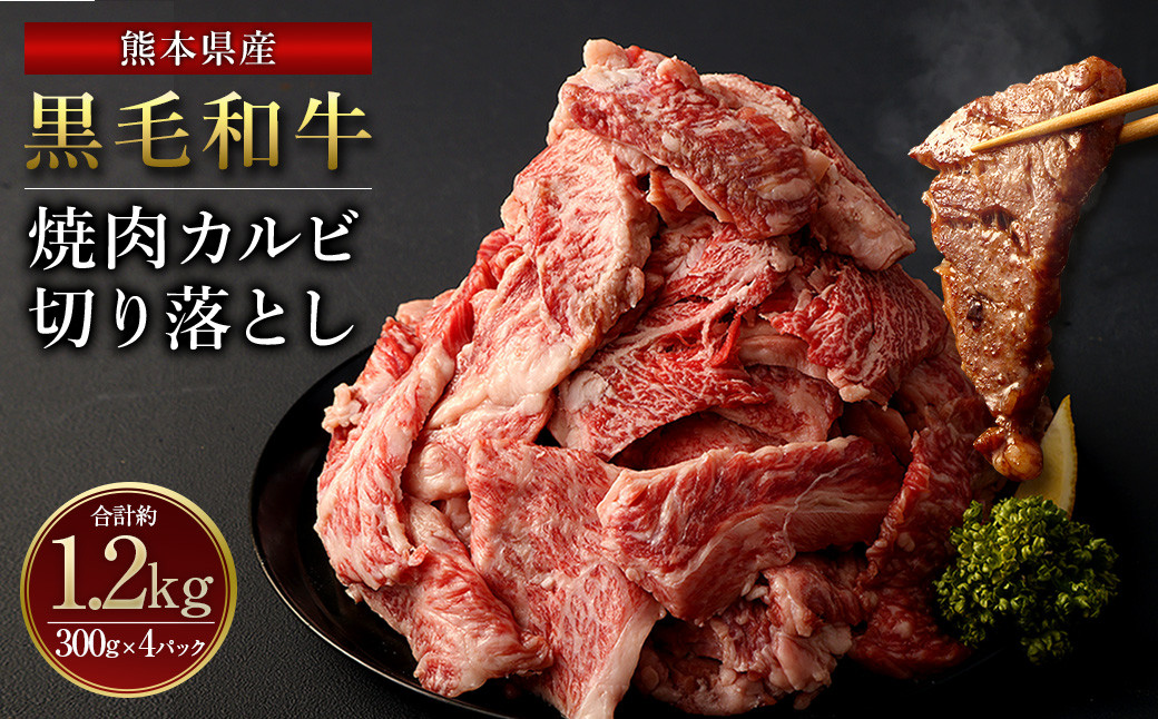 熊本県産 黒毛和牛 焼肉 カルビ 切り落とし