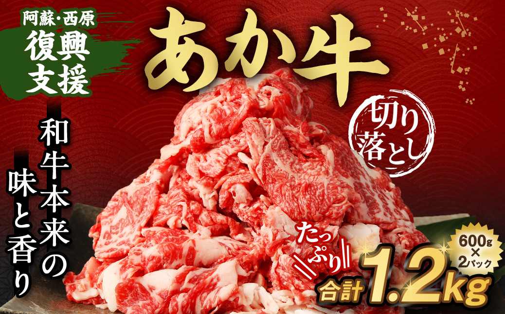 阿蘇・西原 復興支援 あか牛 切り落とし