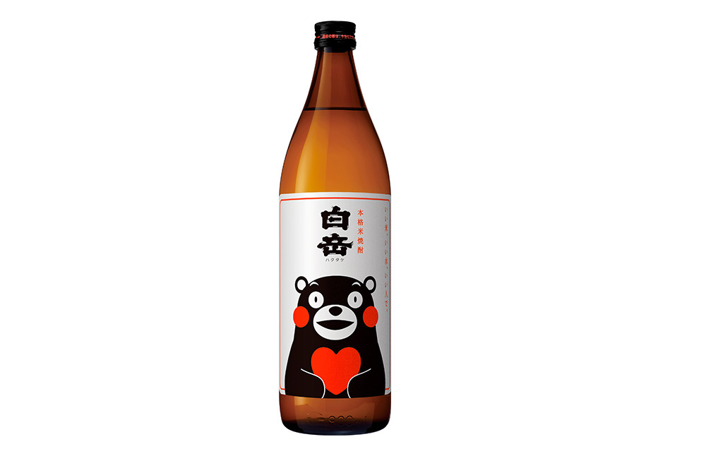 本格米焼酎 「白岳くまモンボトル 900ml」6本セット