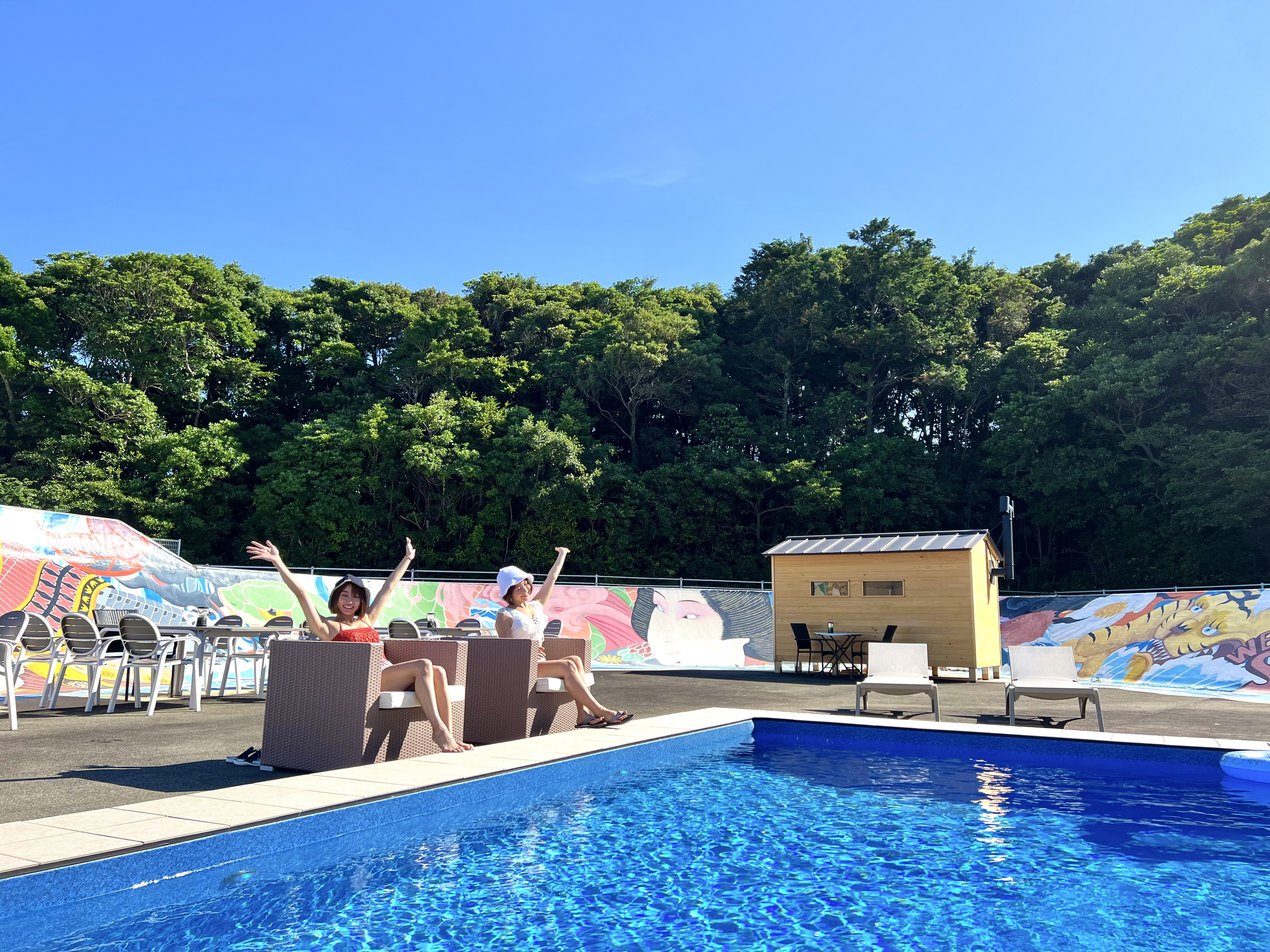 ヒノキサウナプール