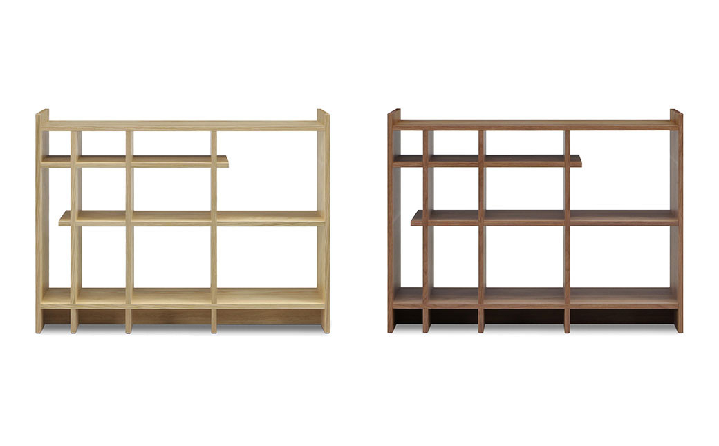 ノコ ローシェルフ【ウォールナット/オーク】 家具 天然木