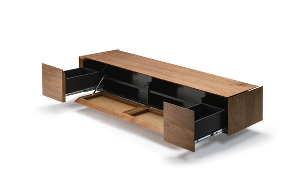 フロート テレビボード 200 【ウォールナット/オーク】 インテリア 天然木