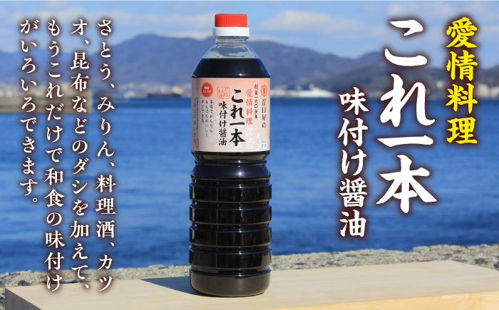忙しいあなたに!これ1本で美味しい味付け!濱口醤油のこれ1本味付け醤油 1L×3本 料理 しょうゆ しょう油