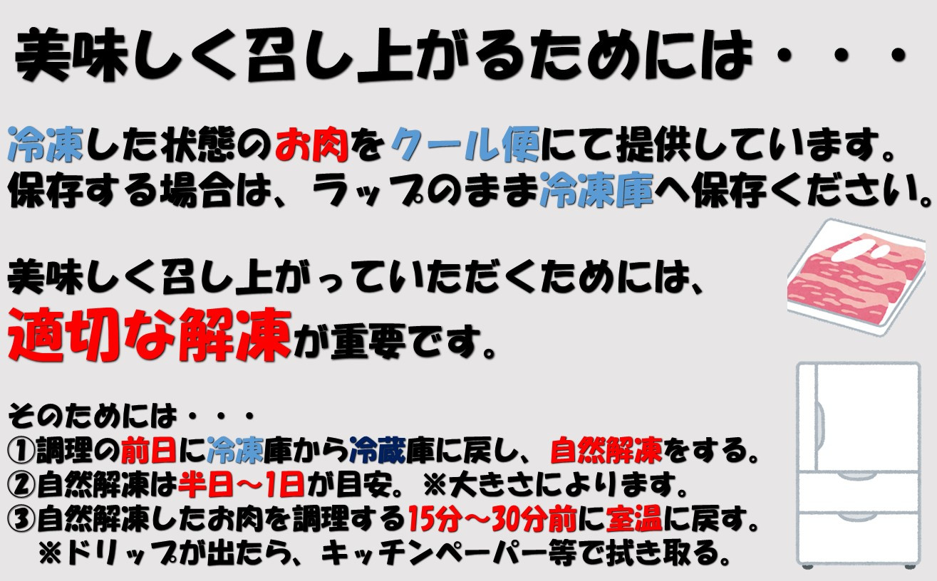 牛肉の解凍方法