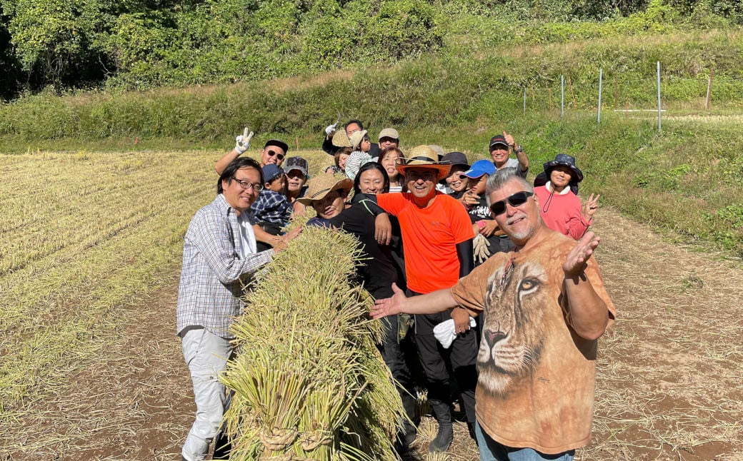 田植え、稲刈り体験にもおいでください！