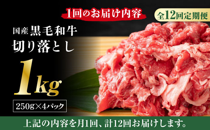 熊本県産 黒毛和牛 切り落とし 計約1kg 牛肉 切り落とし 国産 和牛 ブランド牛 小分け 冷凍 熊本産 山鹿市 送料無料