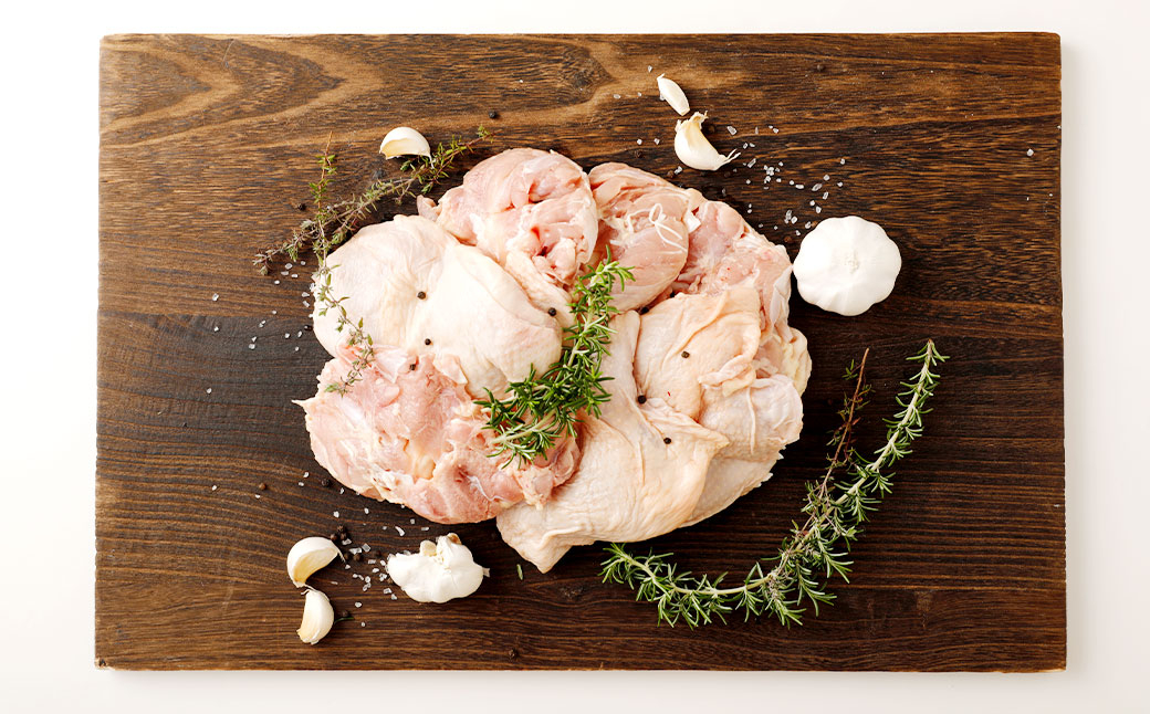 【1ヶ月毎2回定期便】 【業務用】 ハーブ鶏もも 計約4kg(約2kg x 2回)