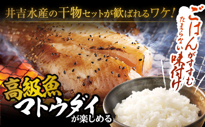 【高級食材マトウダイ入り】 平戸 干物 5種セット 計29枚 平戸市 / 井吉水産 
