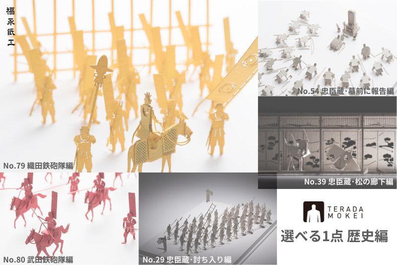 テラダモケイ「1/100建築模型用添景セット」歴史編