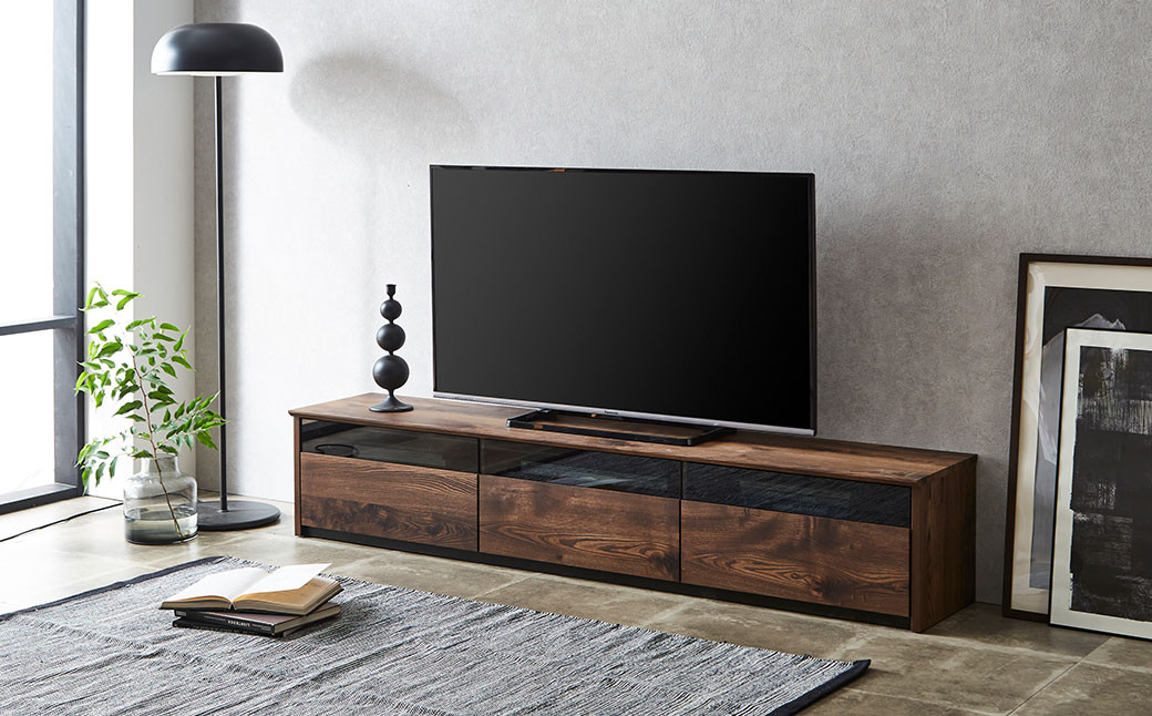 シンバ 180 TVボード (ナチュラル・ブラウン)