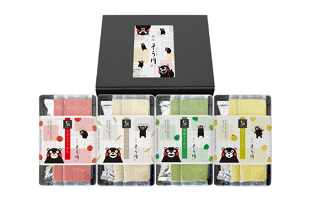 くまモン彩そうめんセット8食入りつゆ付