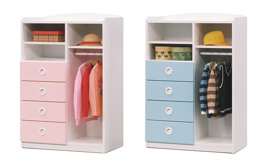 クレア80 キッズ マルチ チェスト(ピンク/ブルー)