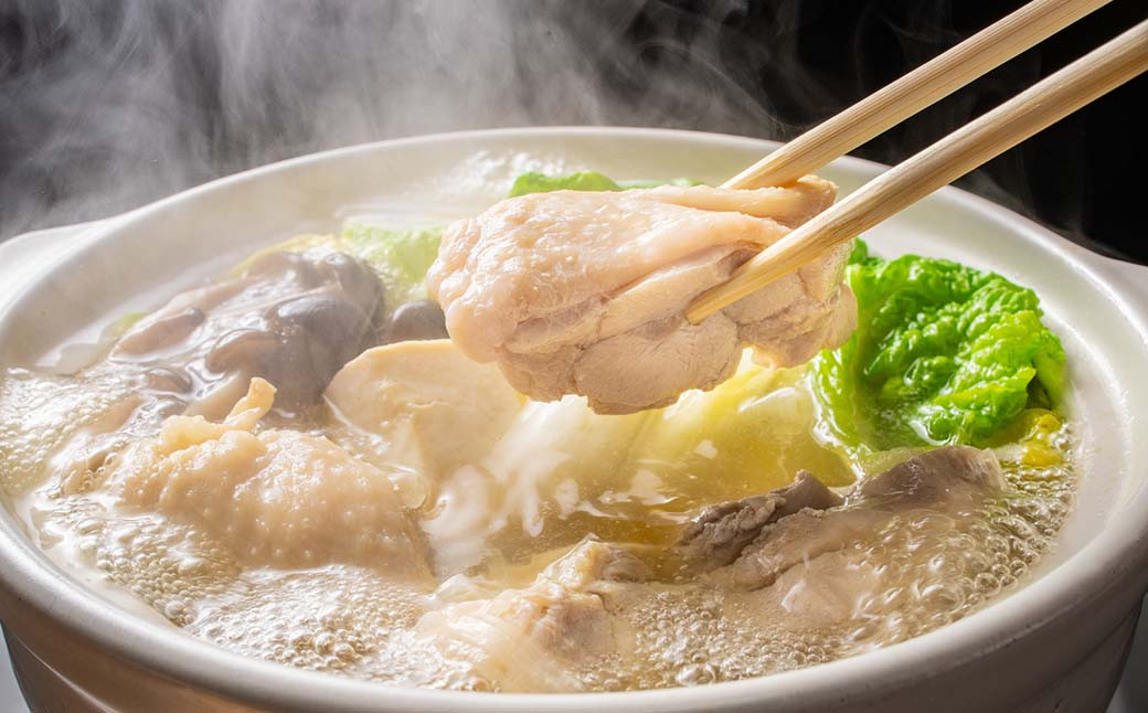 福岡限定!はかた地どり 水炊きセット 3~4人前