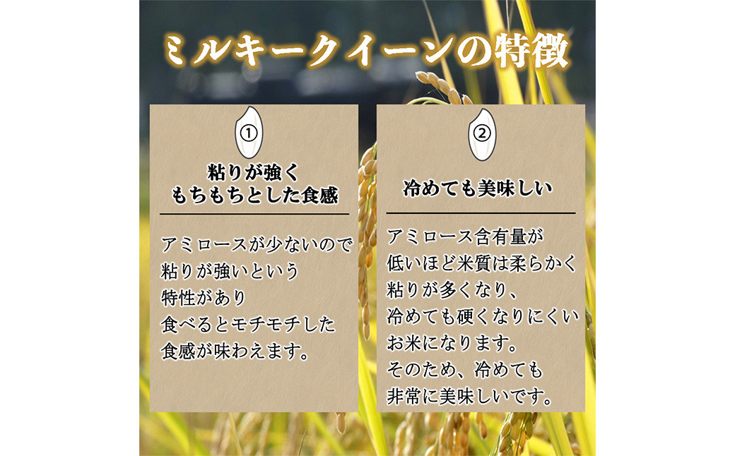 【栽培期間中農薬・化学肥料不使用】発芽玄米 大分県産 ミルキークイーン 無洗米 1.5kg×10袋(15kg)