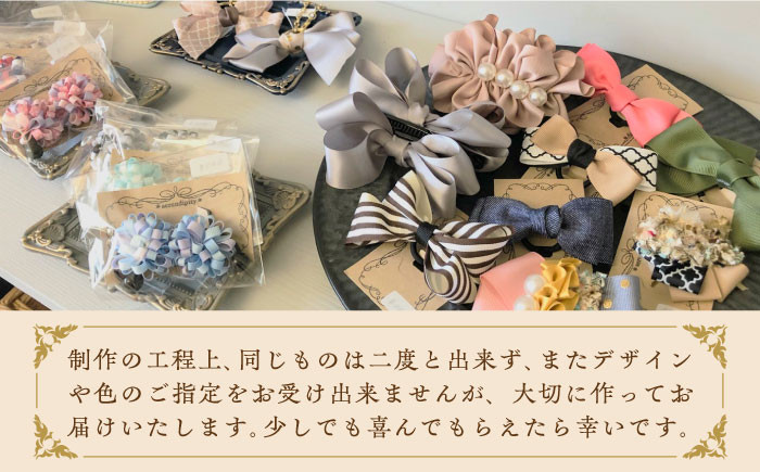 ハンドメイド作家による乙女心くすぐるへアクセサリー