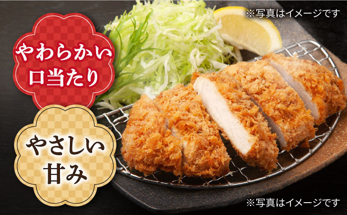 長崎うずしおポーク ロース( とんかつ 用) 700g(6枚) 訳あり