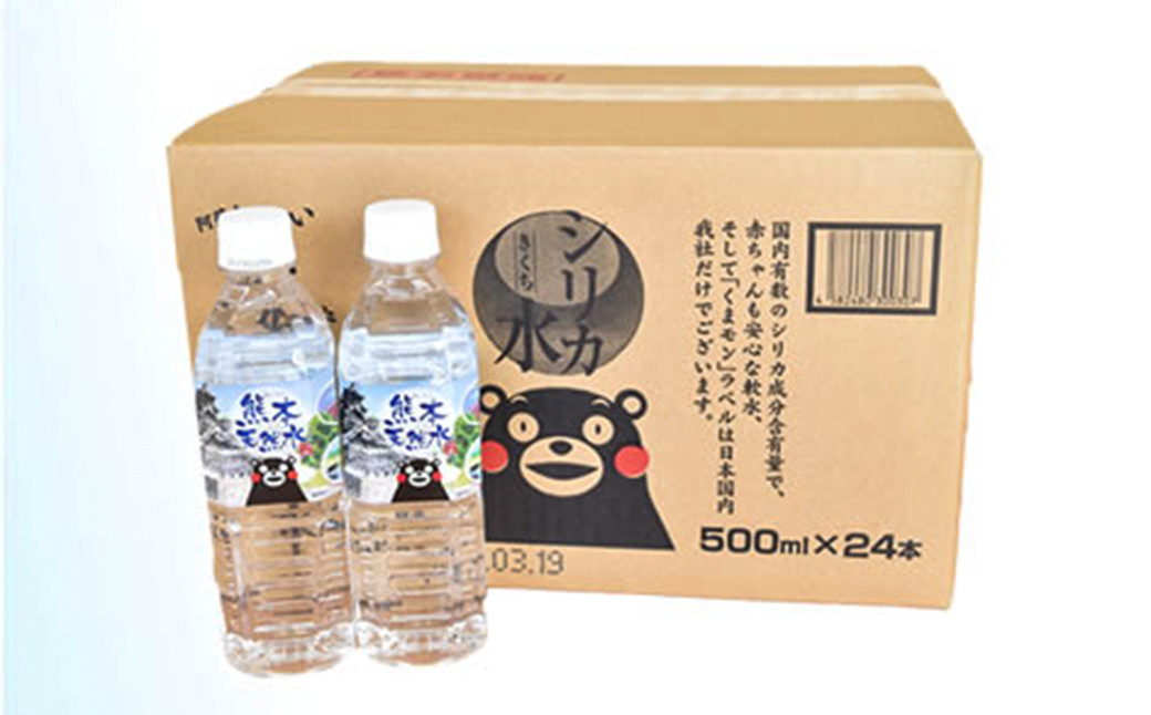 【定期便6回】シリカ天然水 500ml×24本 計144本