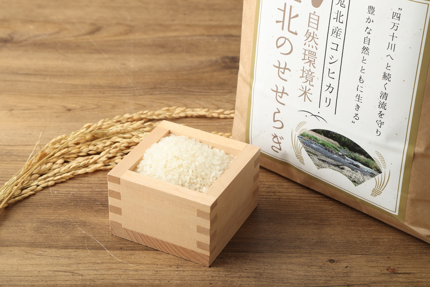 【令和6年産】 自然環境米 鬼北のせせらぎ（コシヒカリ） 5kg 米 お米 【えひめの町（超）推し！（鬼北町）】（391-1）