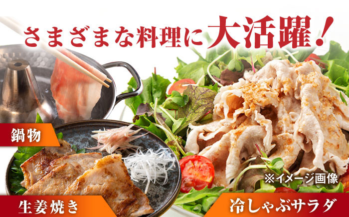 【色々な料理に大活躍！！】佐賀産 三元豚 スライス 2種 セット 計3kg /宮地ハム [UBM004] 豚肉 豚 肉 バラ 肩