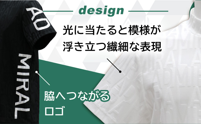  アドミラル スポーツウェア UVカット Ｔシャツ モックネック ゴルフグッズ