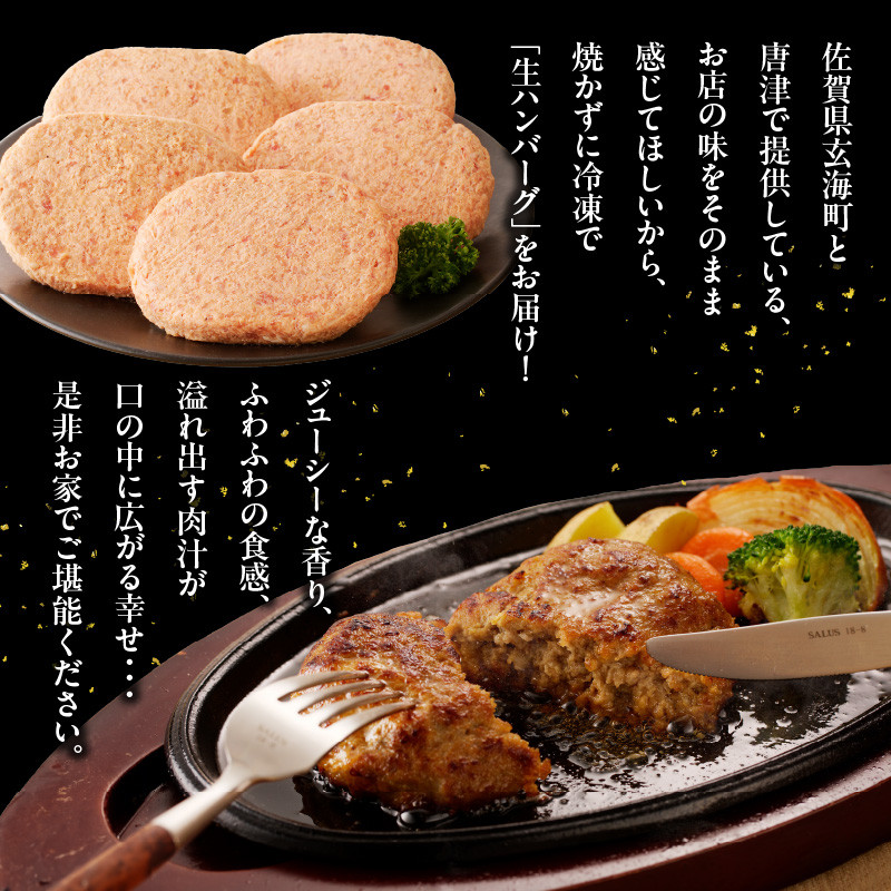 丸福　ハンバーグ（5個入り）（オリジナル特製ソース付）