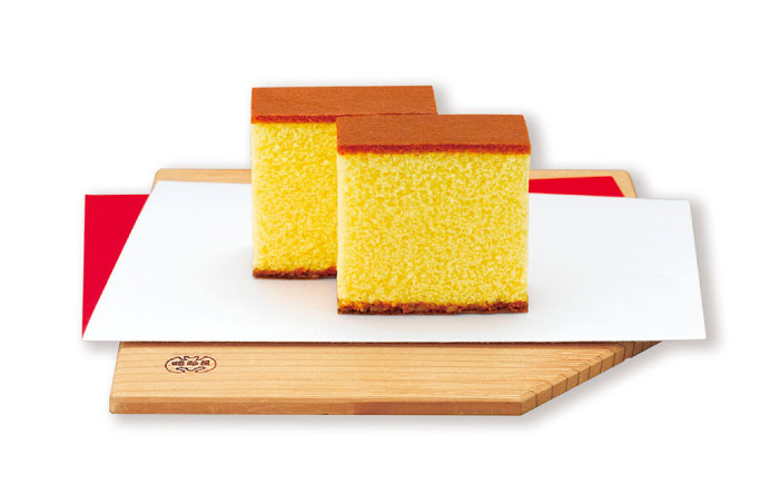 かすてら カット済み ざらめ おやつ デザート 常温 0.6号 2本 福砂屋 長崎 ふくさや ザラメ