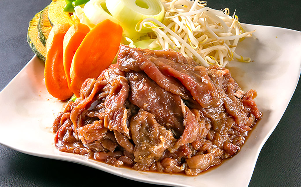【1ヶ月毎10回定期便】エゾ鹿肉のジンギスカン 計2.4kg(300g×8パック)