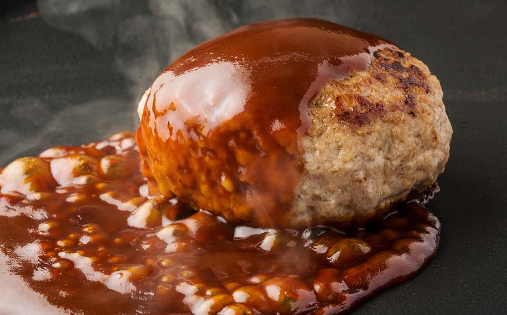 お肉屋さんの 手ごね 特上ハンバーグ 博多和牛入り 140g×10個