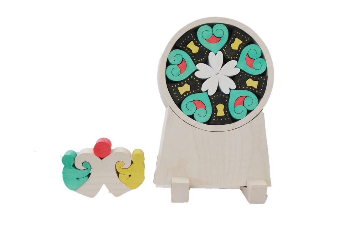 工芸品 組み木 パズル