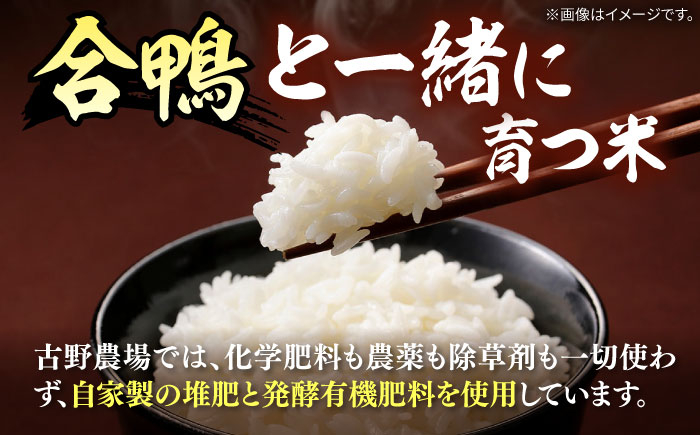 古野農場 合鴨農法 合鴨米（白米）2kgと純米酢のセット