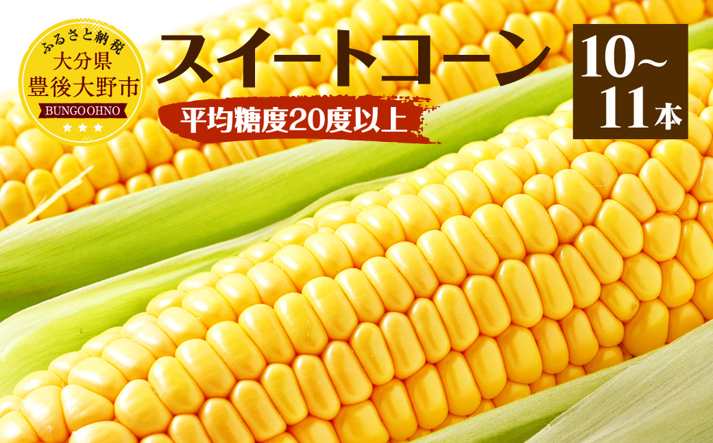 スイートコーン 約4.5kg前後 ( 10本～11本 ) とうもろこし
