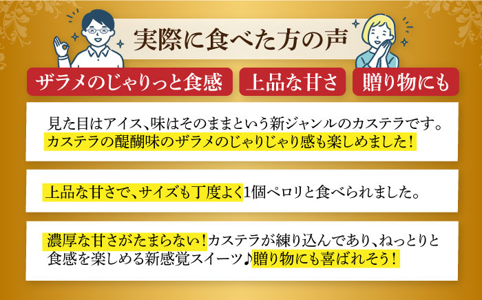 アイス カステラ 濃厚 スイーツ 冷凍 つたや 平戸