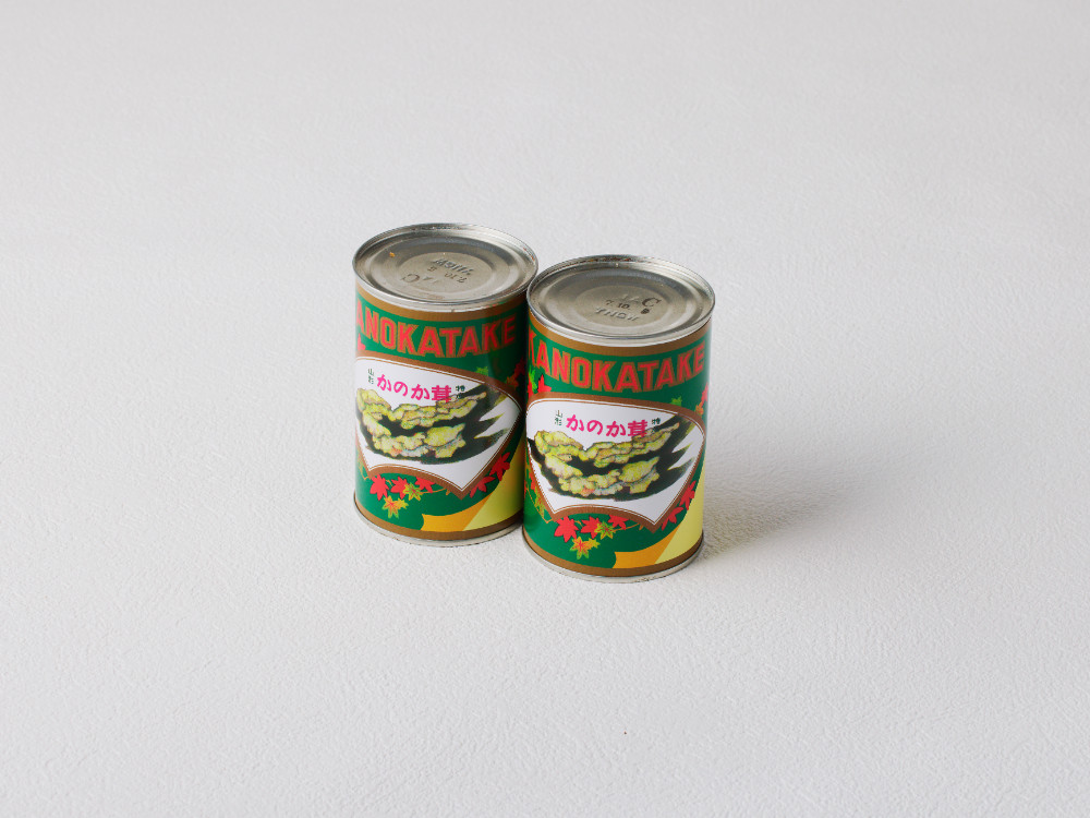 大江町柳川産 原木かのか茸(ブナハリタケ)水煮200g×2缶(固形量)