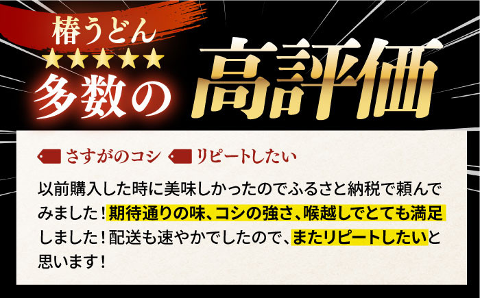 【一番コシの強い!】椿 うどん 300g×10袋 五島うどん 保存食 【中本製麺】