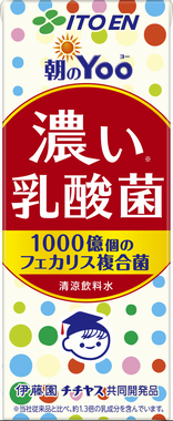 手軽に1000億個の乳酸菌がしっかりとれる乳性飲料