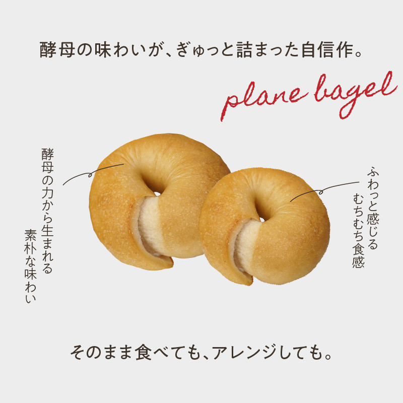 【母の日ギフト】国産小麦＆自家培養酵母100％　酵母ベーグル10個 ≪5月10日お届け≫