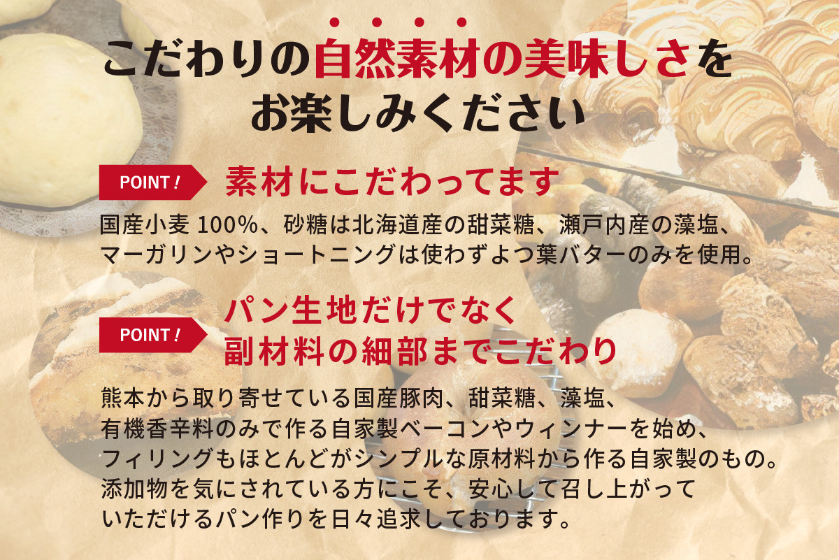 【母の日ギフト】自家培養酵母で焼く店主厳選のアラカルトパン10点セット！ ≪5月10日お届け≫