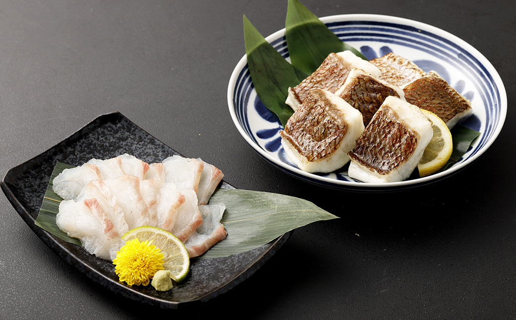 熊本県産真鯛の刺身&切り身2入り3パック【Firesh®】