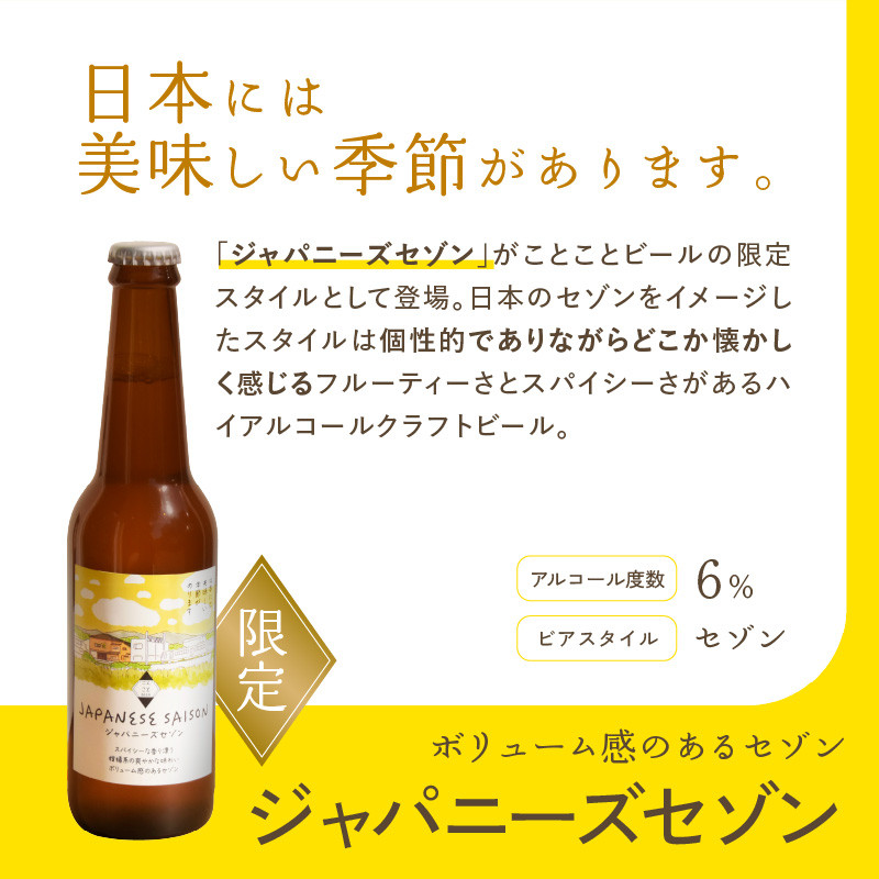 京都 木津川<クラフトビール>定番4本+限定2本セット<ことことビール>