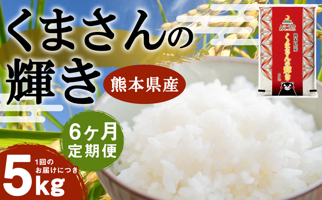 【6ヶ月定期便】くまさんの輝き 5kg