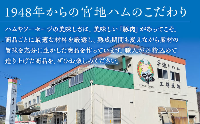 【6回定期便】リオナソーセージ 200g×3本 /宮地ハム [UBM031]