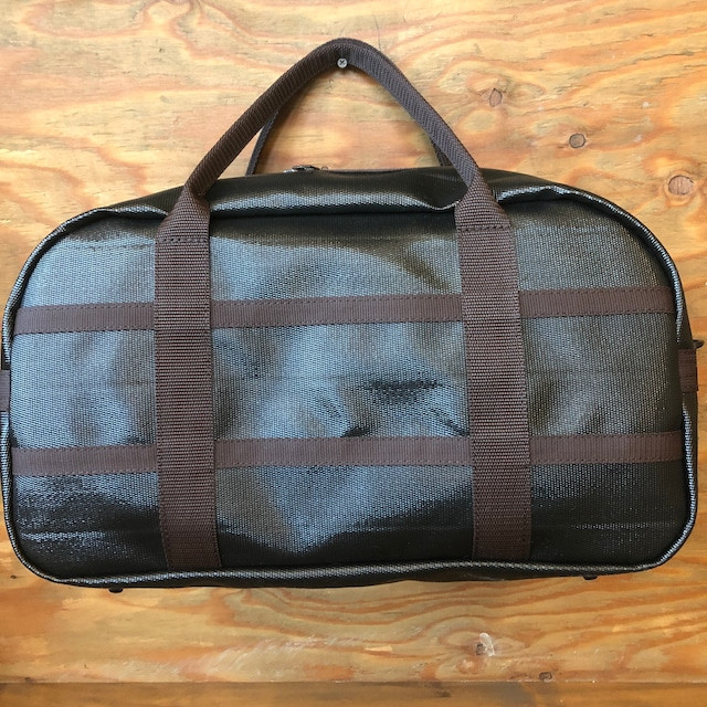 【SUWAプレミアム】FIRE HOSE PRODUCTS　ボストンバック　ブラック（L）