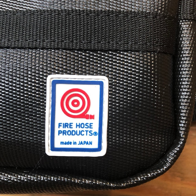 FIRE HOSE PRODUCTS　ウエストバック　ブラック
※こちらの画像は、【パイピングカラー：黒】です。