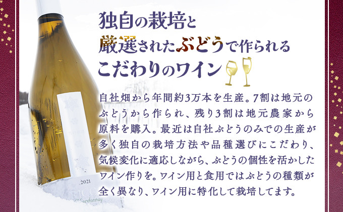 雪が育むこだわりの宝水ワイナリーワイン2本セット(ロゼ・白)【31006】