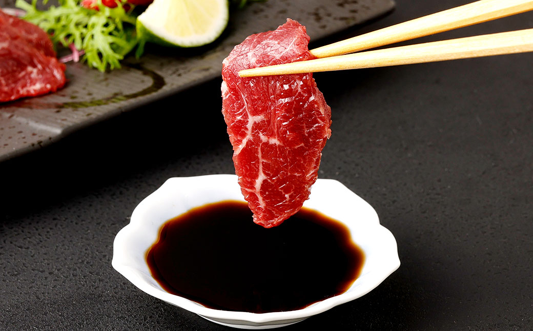 鮮馬刺し 3種ブロックセット(赤身・ロース・タタキ) 計約240g