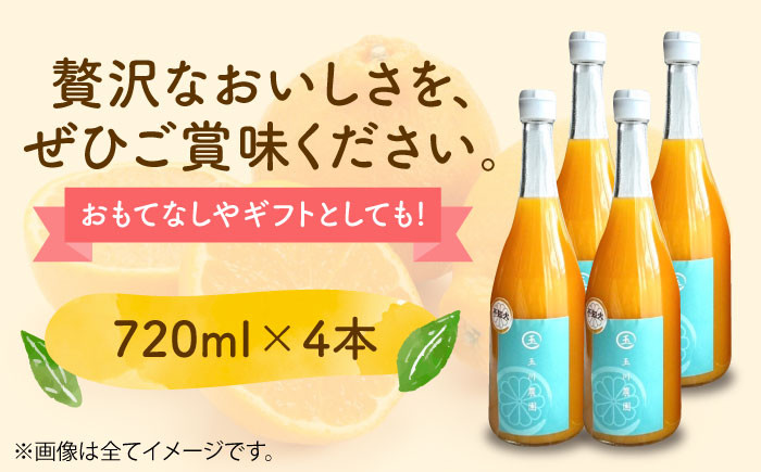 不知火100％！ジュース　720ml×4本